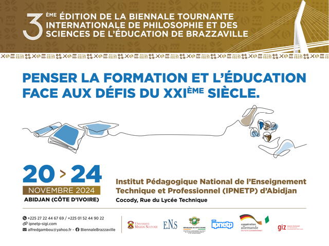 Affiche de la 3ème édition (2024 - Abidjan, IPNETP)